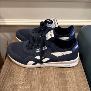 Reebok Navy and White Sneakers